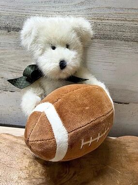 The Boyds Collection Football Bear Plush Stuffed Animal. Johnny B. touchdown